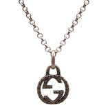 グッチ GUCCI インターロッキング Gネックレス シルバー925 アクセサリー