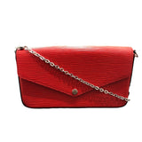 ルイ・ヴィトン LOUIS VUITTON ポシェット・フェリシー M41559 レッド エピレザー レディース ショルダーバッグ