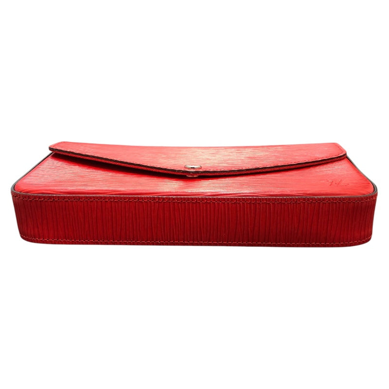 ルイ・ヴィトン LOUIS VUITTON ポシェット・フェリシー M41559 レッド エピレザー レディース ショルダーバッグ