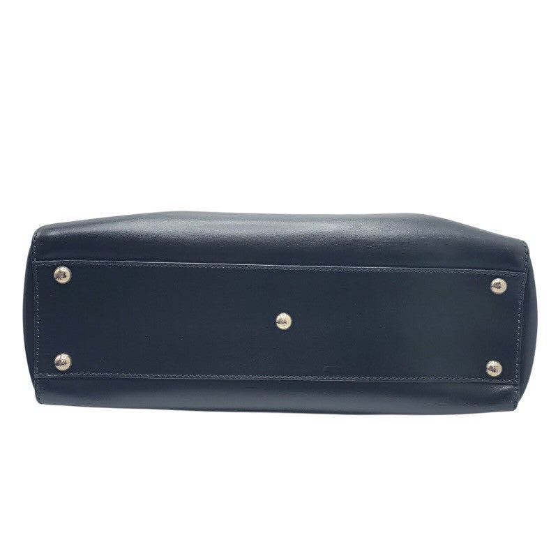 フェンディ FENDI ピーカブーバグズレギュラー 8BN226 ブラック レザー レディース ショルダーバッグ