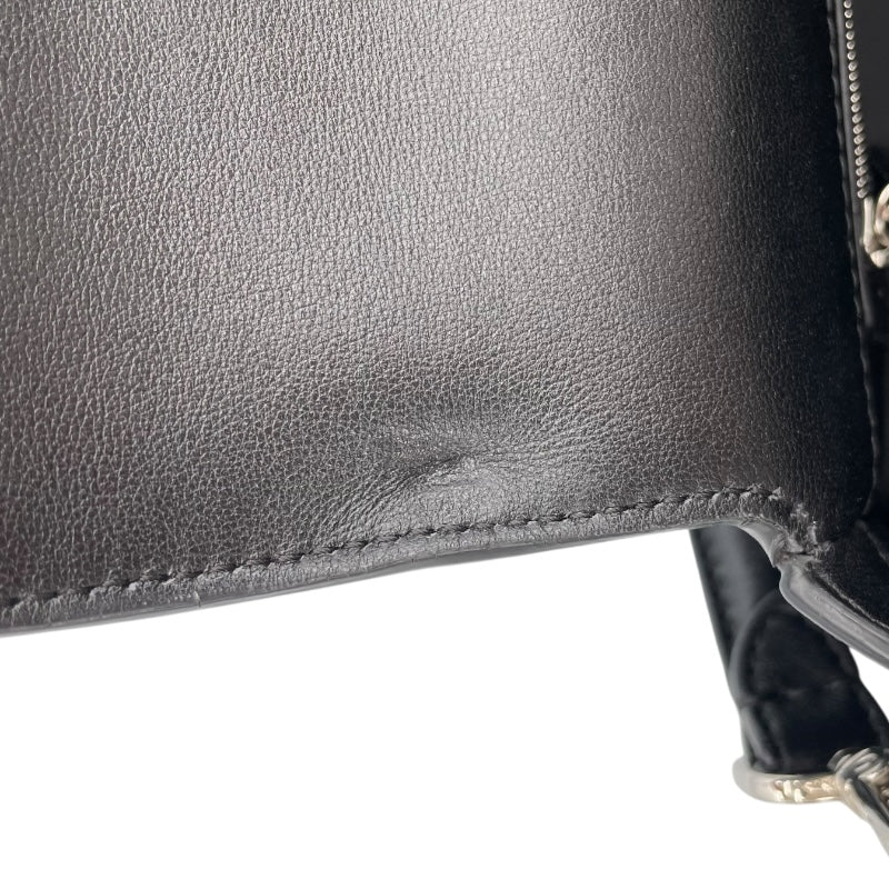 フェンディ FENDI バゲットバッグ  MARC JACOBS 8BR600 ブラック レザー レディース ショルダーバッグ