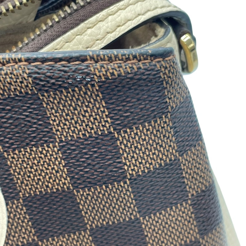 ルイ・ヴィトン LOUIS VUITTON ノルマンディー N44028 ブラウン ダミエ・キャンバス レディース ハンドバッグ