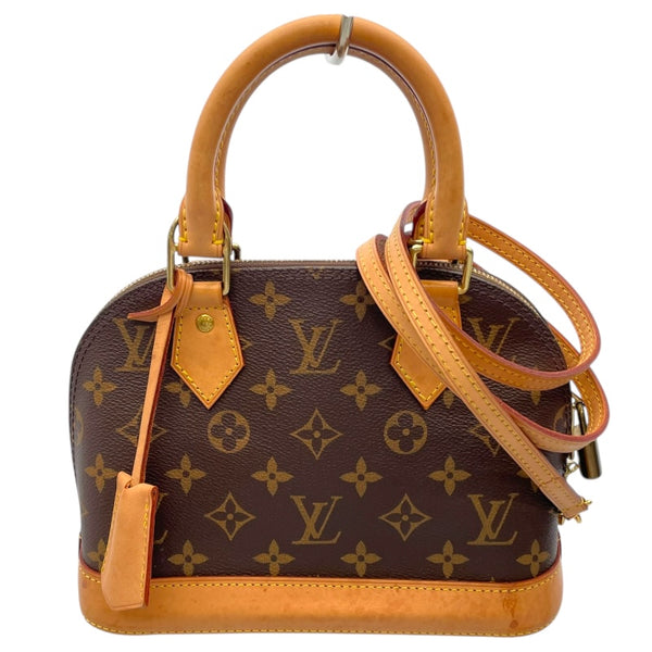 ルイ・ヴィトン LOUIS VUITTON アルマBB M46990 ブラウン モノグラム・キャンバス レディース ハンドバッグ