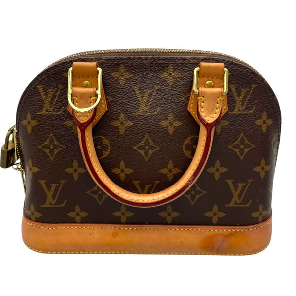 ルイ・ヴィトン LOUIS VUITTON アルマBB M46990 ブラウン モノグラム・キャンバス レディース ハンドバッグ