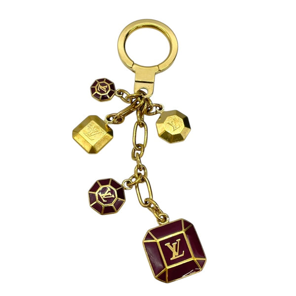 ルイ・ヴィトン LOUIS VUITTON ポルトクレ・カボション ゴールド アクセサリー