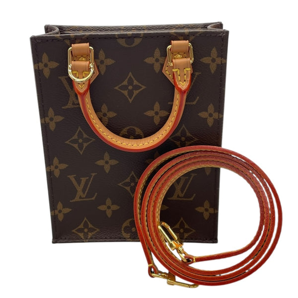 ルイ・ヴィトン LOUIS VUITTON プティット・サックプラ M81295 ブラウン モノグラムキャンバス レディース ショルダーバッグ