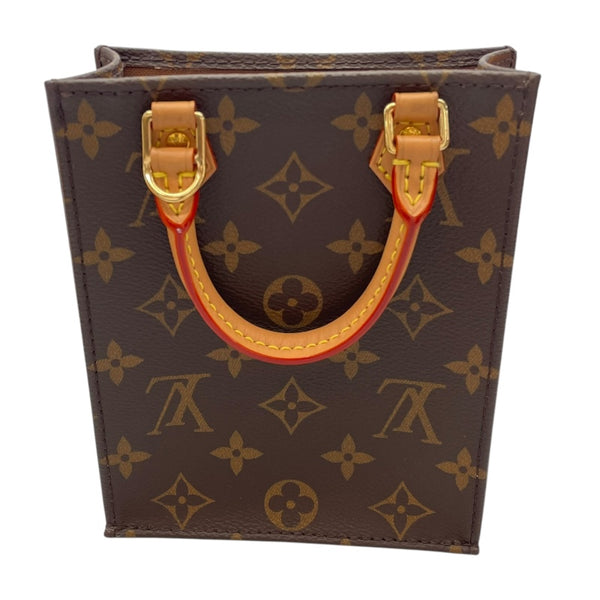 ルイ・ヴィトン LOUIS VUITTON プティット・サックプラ M81295 ブラウン モノグラムキャンバス レディース ショルダーバッグ