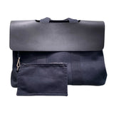 エルメス HERMES ヴァルパライソMM ブラック トワル/レザー レディース トートバッグ