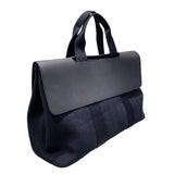 エルメス HERMES ヴァルパライソMM ブラック トワル/レザー レディース トートバッグ