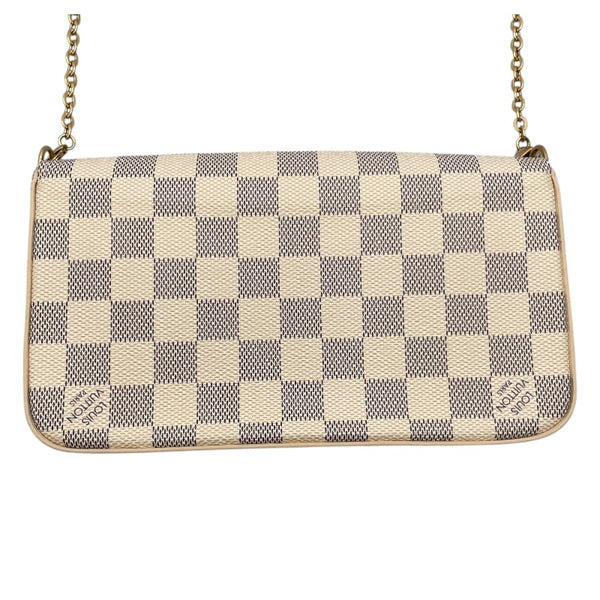 ルイ・ヴィトン LOUIS VUITTON ポシェット・フェリシー N63106 ホワイト ダミエ・アズール レディース ショルダーバッグ