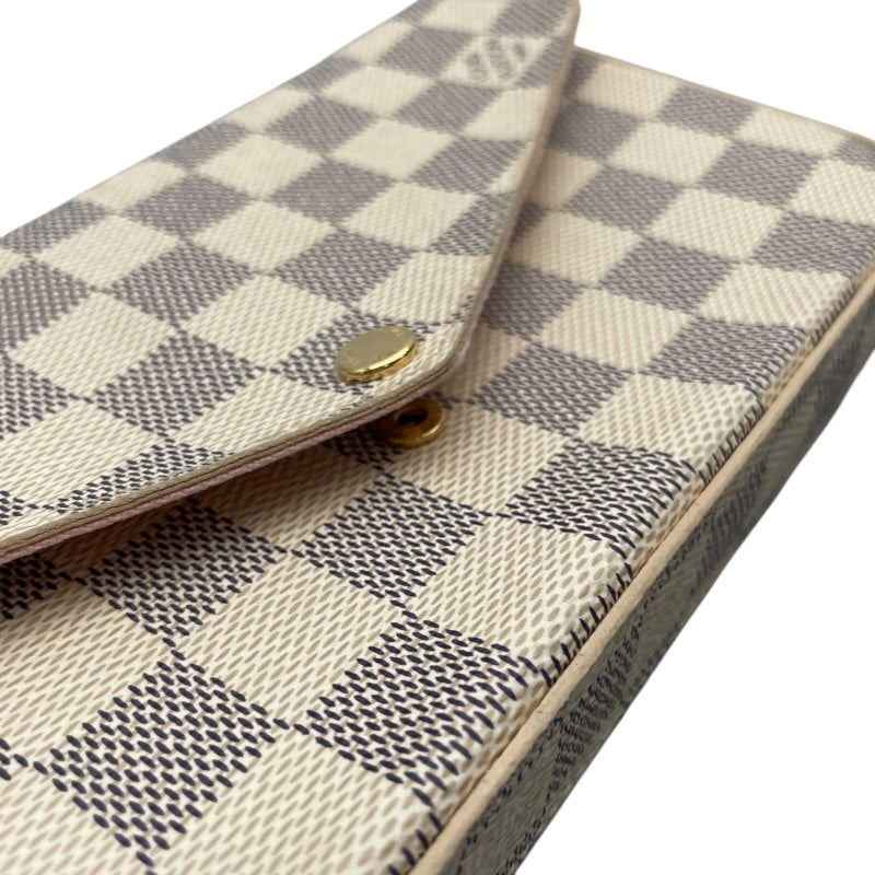 ルイ・ヴィトン LOUIS VUITTON ポシェット・フェリシー N63106 ホワイト ダミエ・アズール レディース ショルダーバッグ