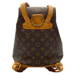 ルイ・ヴィトン LOUIS VUITTON モンスリMM M51136 ブラウン モノグラム・キャンバス レディース リュック・デイパック