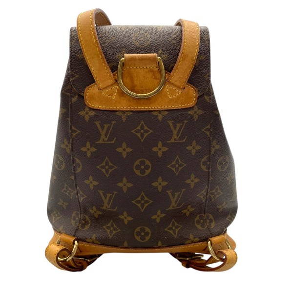 ルイ・ヴィトン LOUIS VUITTON モンスリMM M51136 ブラウン モノグラム・キャンバス レディース リュック・デイパック