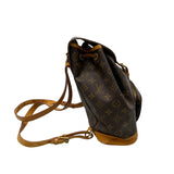 ルイ・ヴィトン LOUIS VUITTON モンスリMM M51136 ブラウン モノグラム・キャンバス レディース リュック・デイパック