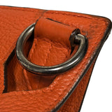 エルメス HERMES ジプシエール34 □K刻 オレンジ シルバー金具 トリヨン レディース ショルダーバッグ