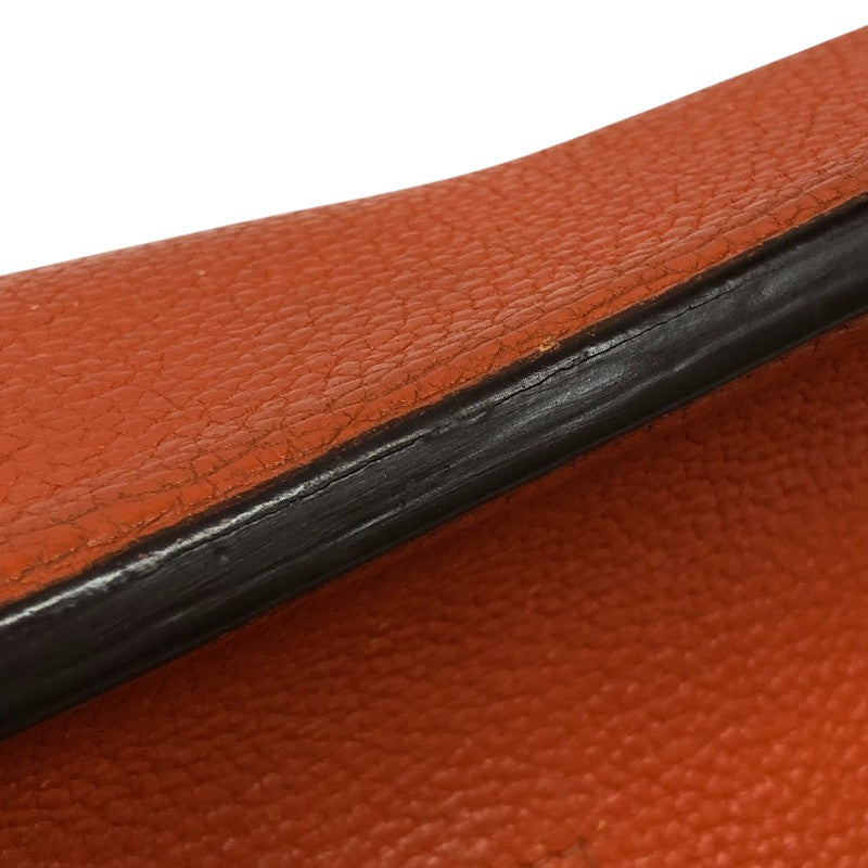 エルメス HERMES ジプシエール34 □K刻 オレンジ シルバー金具 トリヨン レディース ショルダーバッグ