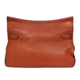 エルメス HERMES ジプシエール34 □K刻 オレンジ シルバー金具 トリヨン レディース ショルダーバッグ