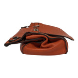 エルメス HERMES ジプシエール34 □K刻 オレンジ シルバー金具 トリヨン レディース ショルダーバッグ