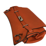エルメス HERMES ジプシエール34 □K刻 オレンジ シルバー金具 トリヨン レディース ショルダーバッグ