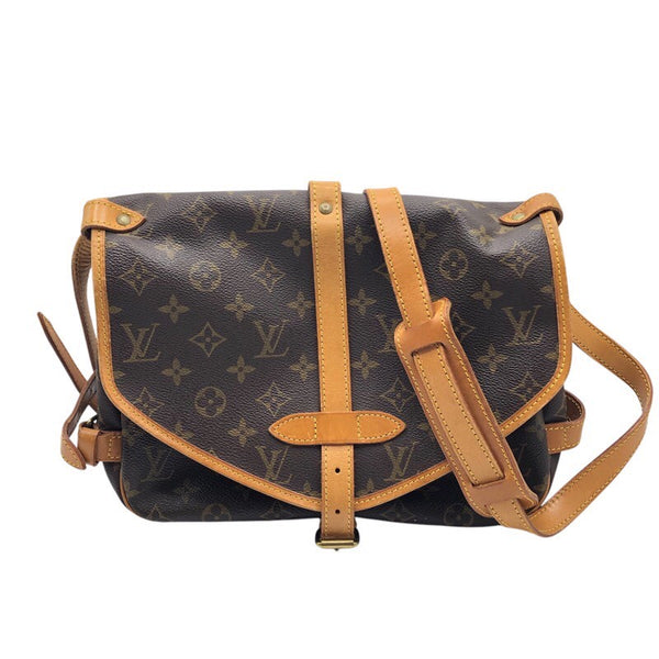 ルイ・ヴィトン LOUIS VUITTON ソミュール30 M42256 モノグラム ユニセックス ショルダーバッグ