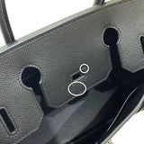 エルメス HERMES バーキン30 A刻 ブラック シルバー金具 エプソン レディース ハンドバッグ