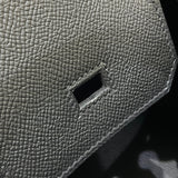 エルメス HERMES バーキン30 A刻 ブラック シルバー金具 エプソン レディース ハンドバッグ