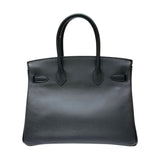 エルメス HERMES バーキン30 A刻 ブラック シルバー金具 エプソン レディース ハンドバッグ