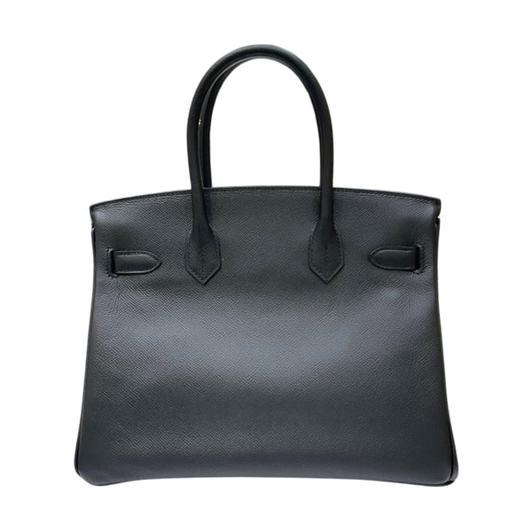 エルメス HERMES バーキン30 A刻 ブラック シルバー金具 エプソン レディース ハンドバッグ