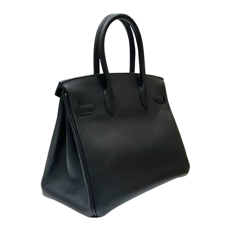 エルメス HERMES バーキン30 A刻 ブラック シルバー金具 エプソン レディース ハンドバッグ
