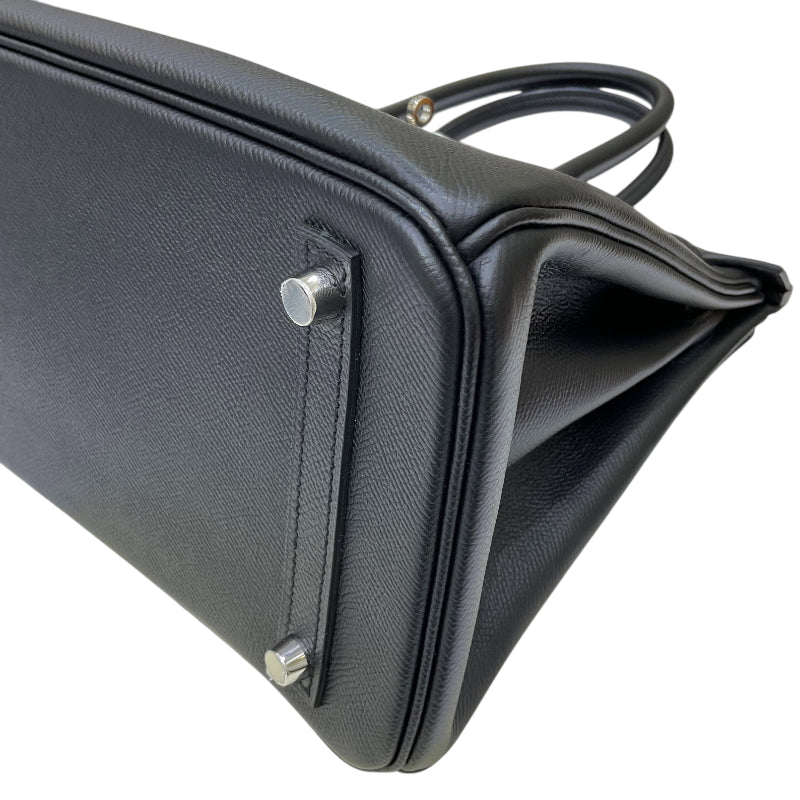 エルメス HERMES バーキン30 A刻 ブラック シルバー金具 エプソン レディース ハンドバッグ
