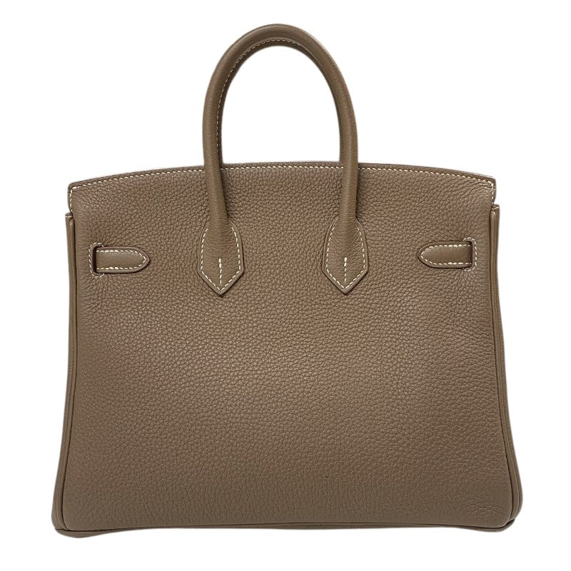 エルメス HERMES バーキン25 Z刻 エトゥープ シルバー金具 トゴ レディース ハンドバッグ