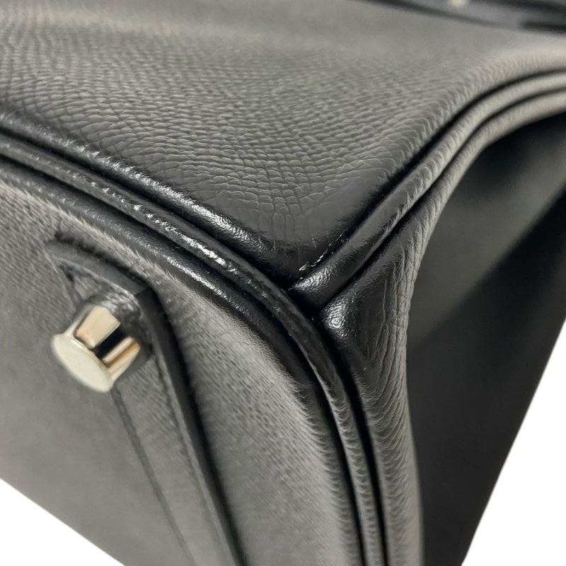 エルメス HERMES バーキン30 C刻 ブラック シルバー金具 ヴォーエプソン レディース ハンドバッグ