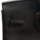 エルメス HERMES バーキン30 C刻 ブラック シルバー金具 ヴォーエプソン レディース ハンドバッグ