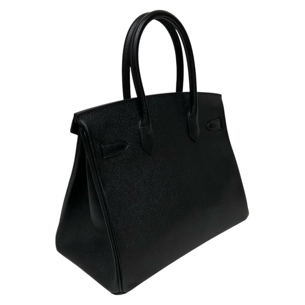 エルメス HERMES バーキン30 C刻 ブラック シルバー金具 ヴォーエプソン レディース ハンドバッグ