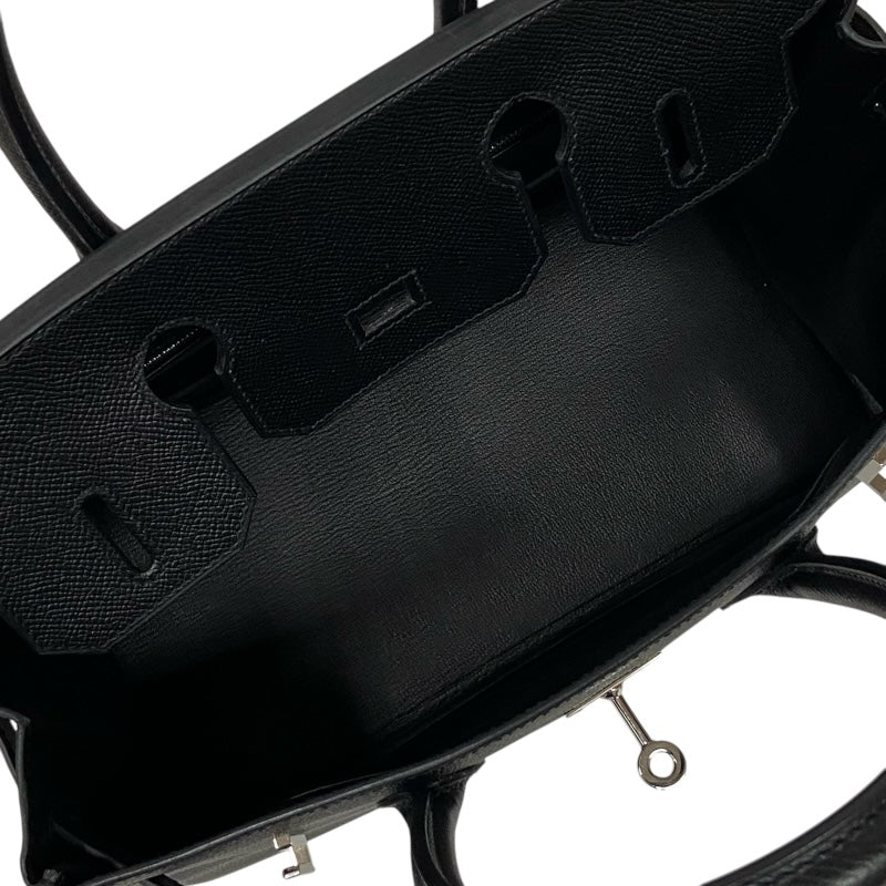 エルメス HERMES バーキン30 C刻 ブラック シルバー金具 ヴォーエプソン レディース ハンドバッグ