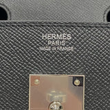 エルメス HERMES バーキン30 C刻 ブラック シルバー金具 ヴォーエプソン レディース ハンドバッグ