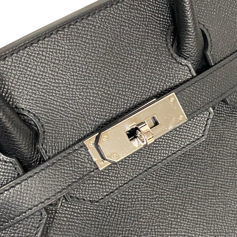 エルメス HERMES バーキン30 C刻 ブラック シルバー金具 ヴォーエプソン レディース ハンドバッグ