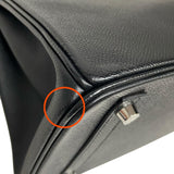 エルメス HERMES バーキン30 C刻 ブラック シルバー金具 ヴォーエプソン レディース ハンドバッグ