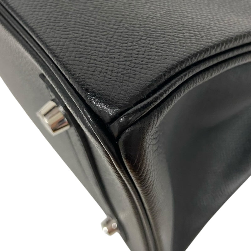 エルメス HERMES バーキン30 C刻 ブラック シルバー金具 ヴォーエプソン レディース ハンドバッグ