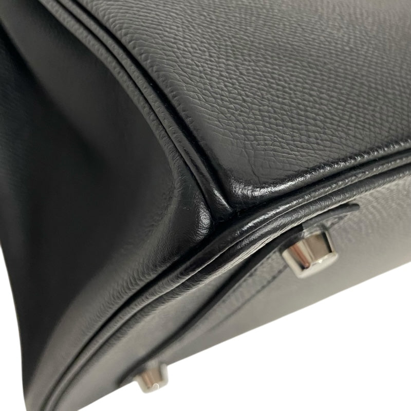 エルメス HERMES バーキン30 C刻 ブラック シルバー金具 ヴォーエプソン レディース ハンドバッグ