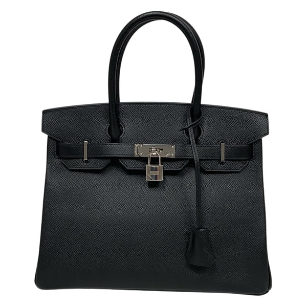 エルメス HERMES バーキン30 C刻 ブラック シルバー金具 ヴォーエプソン レディース ハンドバッグ