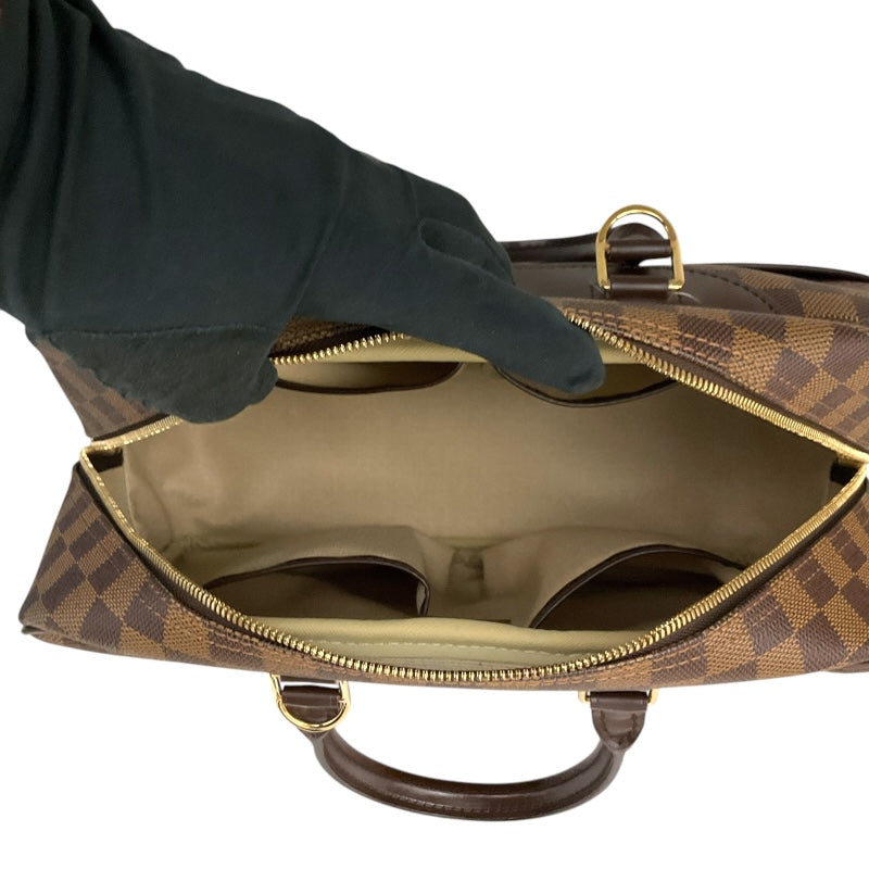 ルイ・ヴィトン LOUIS VUITTON ドーヴィル N47272 ダミエ ダミエキャンバス レディース ハンドバッグ