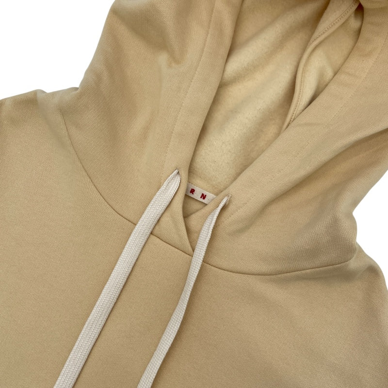 マルニ MARNI ロゴプリントスウェットパーカー FLJE0157P1 イエロー コットン メンズ パーカー