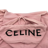 セリーヌ CELINE ロゴフーディルーズスウェットパーカー 2Y529052H ピンク コットン メンズ パーカー