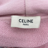 セリーヌ CELINE ロゴフーディルーズスウェットパーカー 2Y529052H ピンク コットン メンズ パーカー