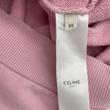 セリーヌ CELINE ロゴフーディルーズスウェットパーカー 2Y529052H ピンク コットン メンズ パーカー