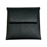 エルメス HERMES バスティア Z刻 ブラック エバーカラー ユニセックス コインケース
