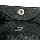 エルメス HERMES バスティア Z刻 ブラック エバーカラー ユニセックス コインケース