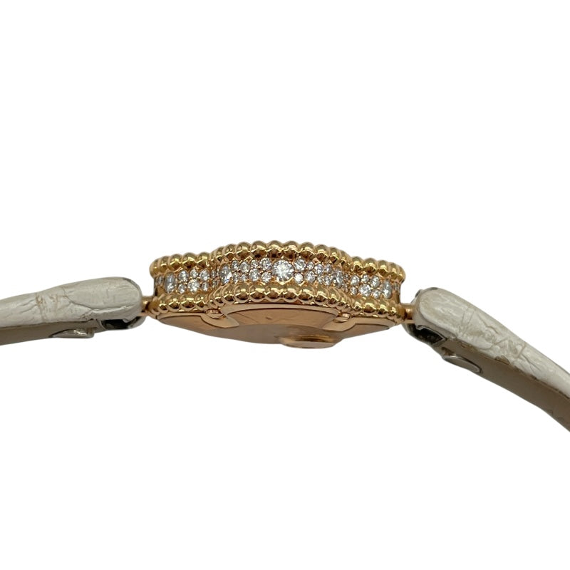 ヴァンクリーフ＆アーペル Van Cleef & Arpels スウィート アルハンブラ ホワイトシェル VCARO8WS00 ホワイト K18PG レディース 腕時計