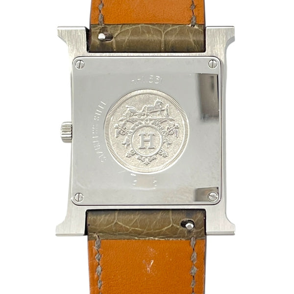 エルメス HERMES Hウォッチ ホワイトシェル HH1.531 ホワイト SS クオーツ レディース 腕時計